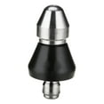 thumbnail image 2 of YAOMOBB Debris Flushing Nozzle Stainless Steel High Pressure Nozzle 1/4 Inch Quick Connector Sewer Cleaning Tool with Front Rear Jets, 2 of 6
