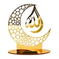thumbnail image 1 of Acrylic Ramadan Moon Craft Ornament Home Table Gift Party Festive Decoration, 1 of 1