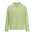 thumbnail image 4 of ZCFZJW Men's Long Sleeve Button Down Shirts Casual Big and Tall Regular Fit Solid Color Cotton Linen Shirts Untucked Beach Shirt with Pockets Army Green M, 4 of 6