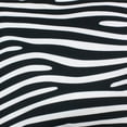 thumbnail image 4 of Everything Comfy Zebra Print Decorative Throw Pillow, 16x16 Inch, White/Black,, 4 of 4
