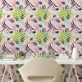 thumbnail image 2 of Ambesonne Nature Abstract Peel & Stick Wallpaper for Home, Pastel Illusion, 13"x72", Pale Earth Yellow Rose, 2 of 5
