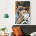 thumbnail image 4 of Margaret Keane Big Eyes Poster (2) Gifts Canvas Painting Poster Wall Art Decorative Picture Prints Modern Decor 12x18inch(30x45cm), 4 of 6