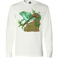 thumbnail image 3 of Inktastic Save the Rainforest with Basilisk Lizard on a Tree Long Sleeve T-Shirt, 3 of 5