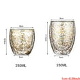 thumbnail image 2 of CIYISON for Creative Double Wall Glass Cups Sequins Star for Wish Glasses Mugs Home Party Bar Wine Cocktail Coffee Milk Glass Dr, 2 of 12