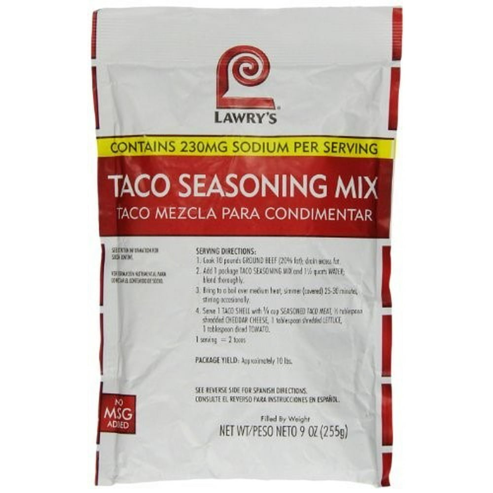 Lawry's Seasoning Mix, Taco, 9 Oz