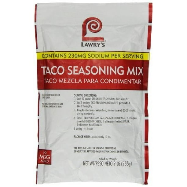 Lawry's Seasoning Mix, Taco, 9 Oz