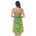thumbnail image 4 of Riviera Sun Strapless Tube Short Dress / Summer Dresses (Turquoise Floral, Small), 4 of 4