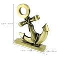thumbnail image 2 of OUNONA Nautical Anchor Figurine Mediterranean Vintage Boat Anchor Statue Antique Anchor Model for Household and Desktop Decoration Alloy Anchor Tabletop Ornament, 2 of 8