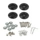 thumbnail image 4 of Ruedas de repuesto para maleta, ruedas giratorias de metal PU, juego de reparación antideslizantes 63X18mm, 4 of 9