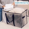 thumbnail image 2 of 2 Pack Moving Bags, Moving Supplies, Moving Boxes, College Packing Storage Boxes with Lids Alternative, Heavy Duty Totes, Extra Large, Sturdy Handles, 2 of 5