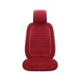 thumbnail image 2 of AuroraX Thick Winter High Back Car Seat Cushion Comfort Warm Red Short Plush Seat Cushion for Car Pad for Pressure Relief, 2 of 3