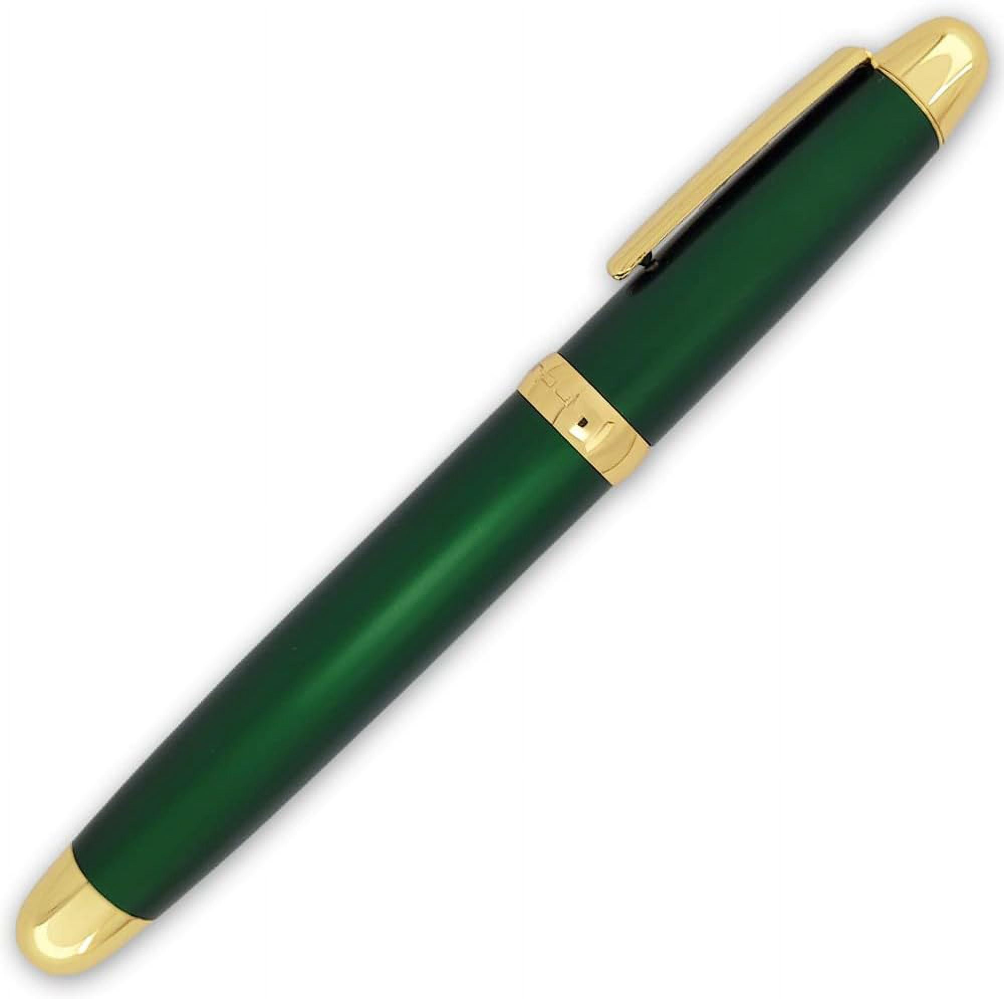 Sherpa Pen Classic Aluminum Forever Green and Gold Marker and Pen Cover
