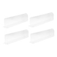 thumbnail image 3 of OUNONA 4pcs Plastic Shelf Dividers Transparent for Homes Workload Reduction and Retail Use, 3 of 8