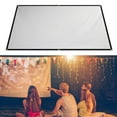 thumbnail image 1 of Portable Outdoor Projection Screen, 16:9 4K HD Movie Screen with Carry Bag, Foldable Anti Crease, for Indoor Outdoor Home Theater Film Night Party Camping, 1 of 7
