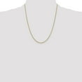 thumbnail image 7 of Auriga Fine Jewelry 14K Yellow Gold 2 mm Round Open Link Cable Chain Necklace for Women 22", 7 of 7