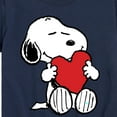 thumbnail image 3 of Peanuts - Snoopy Valentine's Hugging Heart  - Toddler And Youth Short Sleeve Graphic T-Shirt, 3 of 6