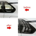 thumbnail image 3 of Xotic Tech Set Carbon Fiber Style Exterior Front Window A-Pillar Rear Window C-Pillar Spoiler Window Pillar Side Window Louvers Accessories Cover Trim Combo Kit, Compatible with Toyota Rav4 2019-2023, 3 of 9