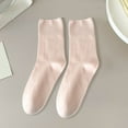 thumbnail image 2 of Ankle Socks - Women Fashion Solid Comfortable Casual Stretch Socks, Socks for Women,Color: Pink Size: One Size, 2 of 5