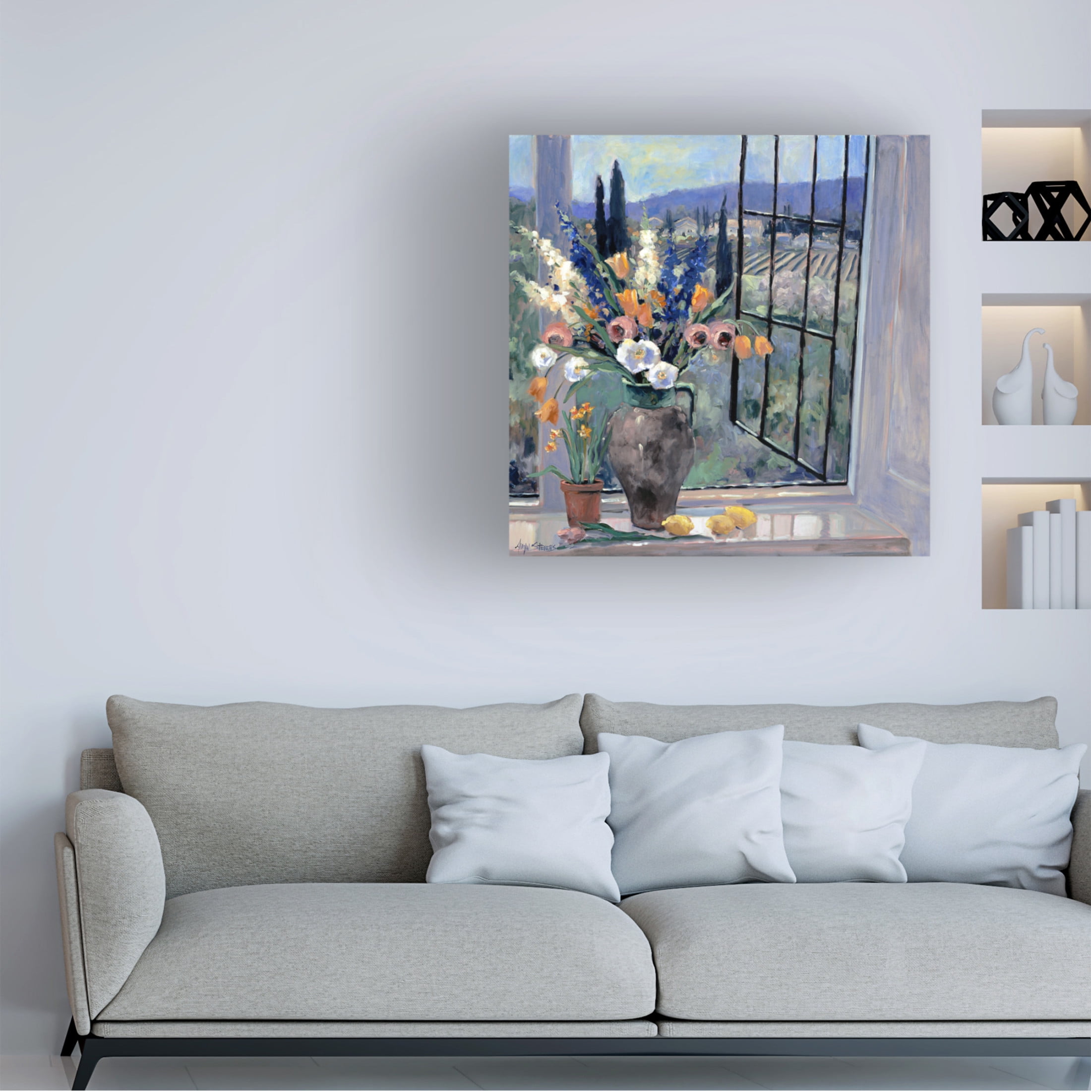 Trademark Fine Art Allayn Stevens Tuscany Hillside I Canvas Wall Art