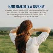 Live Conscious Hair La Vie Revitalizing Blend Hair Vitamins with Biotin, Collagen and Saw Palmetto for Women and Men