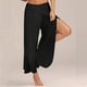 thumbnail image 1 of WILLBEST Pantalones Casuales elegantes para Mujer: Pantalones de Yoga Holgados con Cintura Elástica y Tiras de Cintura Alta para Un Uso Cómodo Durante Todo el Día y Opciones de Moda Versátiles. Grande, 1 of 7