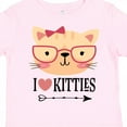 thumbnail image 4 of Inktastic Cat Lover I Love Kitties Girls Toddler T-Shirt, 4 of 5