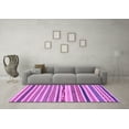 thumbnail image 3 of Ahgly Company Indoor Rectangle Abstract Purple Modern Area Rugs, 8' x 12', 3 of 4