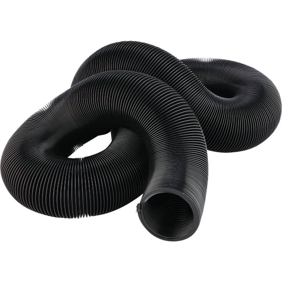 Camco RV Sewer Hose Standard - 12 Mils HTS Vinyl - 20', Black — Garden & Landscape Use, Standard Connection