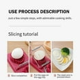 thumbnail image 7 of Egg Chopper, Safe And Easy To Use 2-In-1 Food Cutter, Cuts Eggs Strawberries Vegetables And More For Kitchen Garnish And Daily Meals, 7 of 7