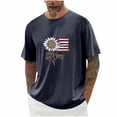 thumbnail image 1 of Tops para hombre, blusas y camisas de cuello redondo y manga corta para hombre, blusas casuales de moda con cuello redondo y manga corta para hombre, blusas de poliéster para hombre, 1 of 4