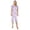 Purple Bloom, variant on Pajamas For Women Capri Set Sleepwear Soft Pajamas Short Sleeve Pajama Sleepshirt With Capri Pants