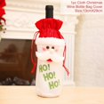 thumbnail image 1 of Funda navideña para botella de vino, adornos navideños para el hogar, Feliz Año Nuevo, regalos de Navidad, 2023, 2023, 1 of 4