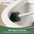 thumbnail image 5 of Eyliden Toilet Brush and Plunger Set for Adult Toilet Cleaning, Gray, 5 of 5