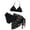 Z3 Black, variant on REDARER Summer Girls' Leaf Patterned Bikini with Wrap Around Skirt and Three Piece Separate Swimsuit,Girls Swimsuit,9-10 Years
