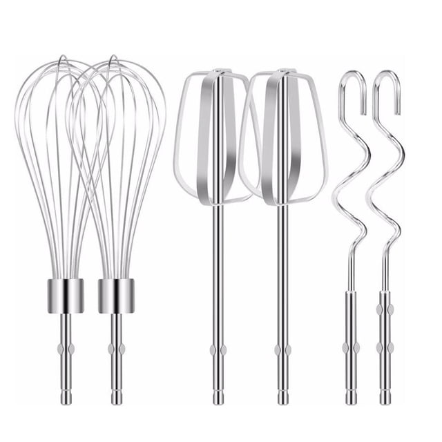 Inteprter Batidores eléctricos de mano, accesorios para batidor con acabado hermoso y brillante, piezas para cocina Cocina y Comedor