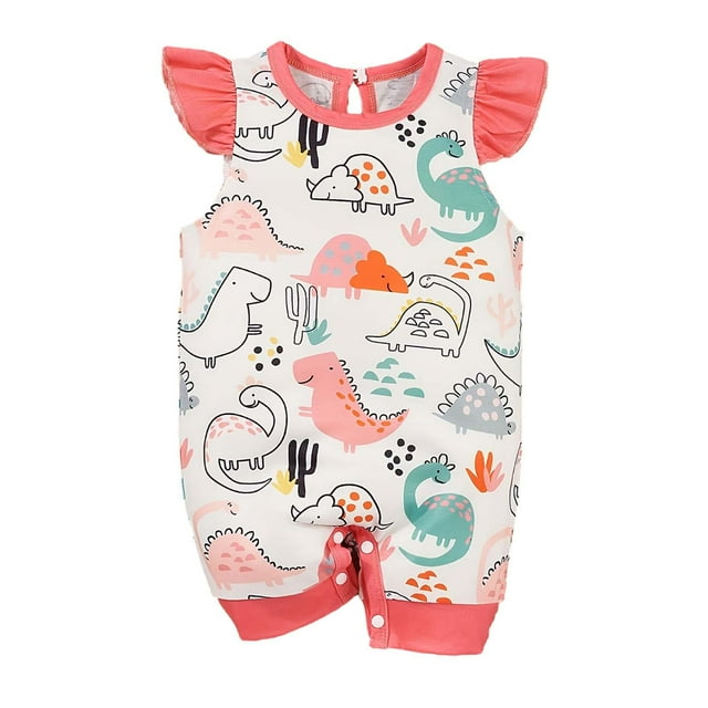 Mono de verano con botones para bebé, cuello redondo, para boda 6 a 9 meses