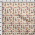 thumbnail image 3 of oneOone Cotton Silk Cream Fabric Clothes Kids Quilting Supplies Print Sewing Fabric By The Yard 42 Inch Wide, 3 of 4