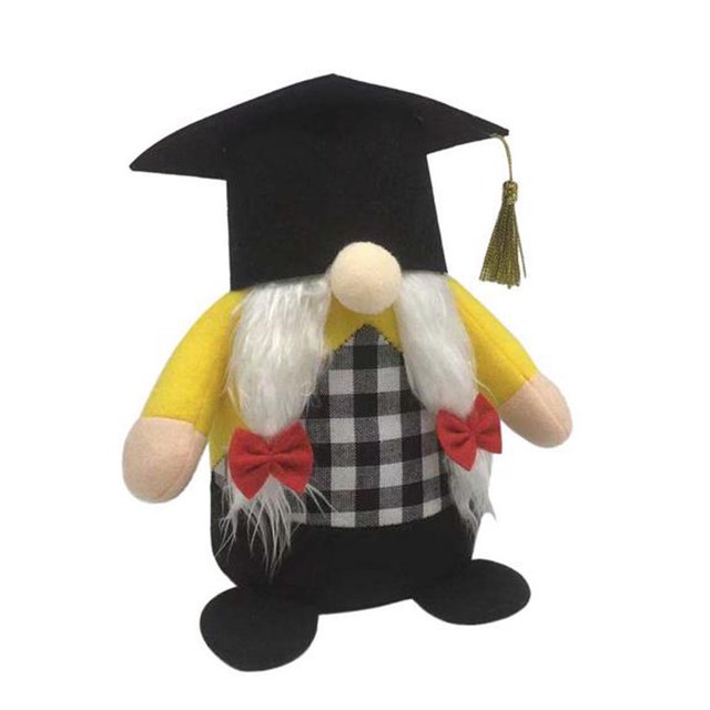 Mikilon Graduation Saison Nain Poupée Décoration Chapeau Célibataire Uniforme Ornements