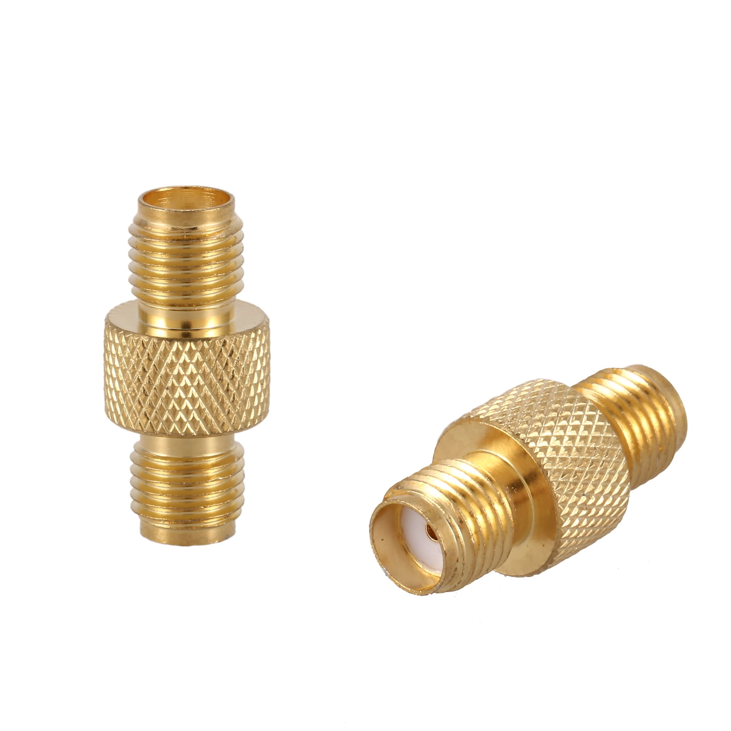 SMA Female to Female Barrel Adapter RF Coax Connector Straight,gold