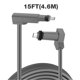 thumbnail image 4 of Câble satellite rectangulaire de remplacement, étanche IP68, 1\xa0200\xa0Mbit/s, extension Ethernet pour Gen 2 V2, 4,6\xa0m, 4 of 4