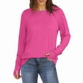 thumbnail image 3 of Ronuti Long Sleeve Shirts for Women Crewneck Basic Loose Tunic Tops Fall Outfits for Women 2026, 3 of 7