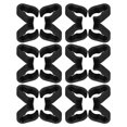 thumbnail image 3 of unbranded 20Ud Sujetacables Para Soporte De Micrófono Plástico Resistente Y Flexible Color Negro, 3 of 7