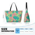 thumbnail image 4 of Easygdp Colorful Palm Leaves Bolsa de Viaje de Playa de Gran Capacidad, Bolsa Tote Perfecta para la Playa, Escapadas de Fin de Semana y Viajes, 4 of 7