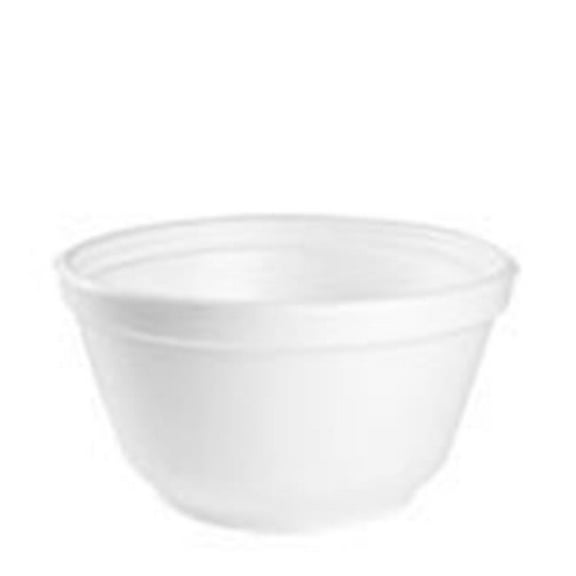 10 oz Round Bowls - White - Foam