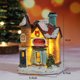 thumbnail image 3 of Cabaña luminosa de madera con luz LED navideña para Navidad, adornos navideños para el hogar, adornos para árboles de Navidad, regalos de Año Nuevo 2024, 3 of 5