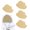 YELLOW, variant on 16Pcs Shoe Patches For Holes, Self-Adhesive Shoe Heel Repair For Sneaker, Leather Shoes, High Heels - WHITE