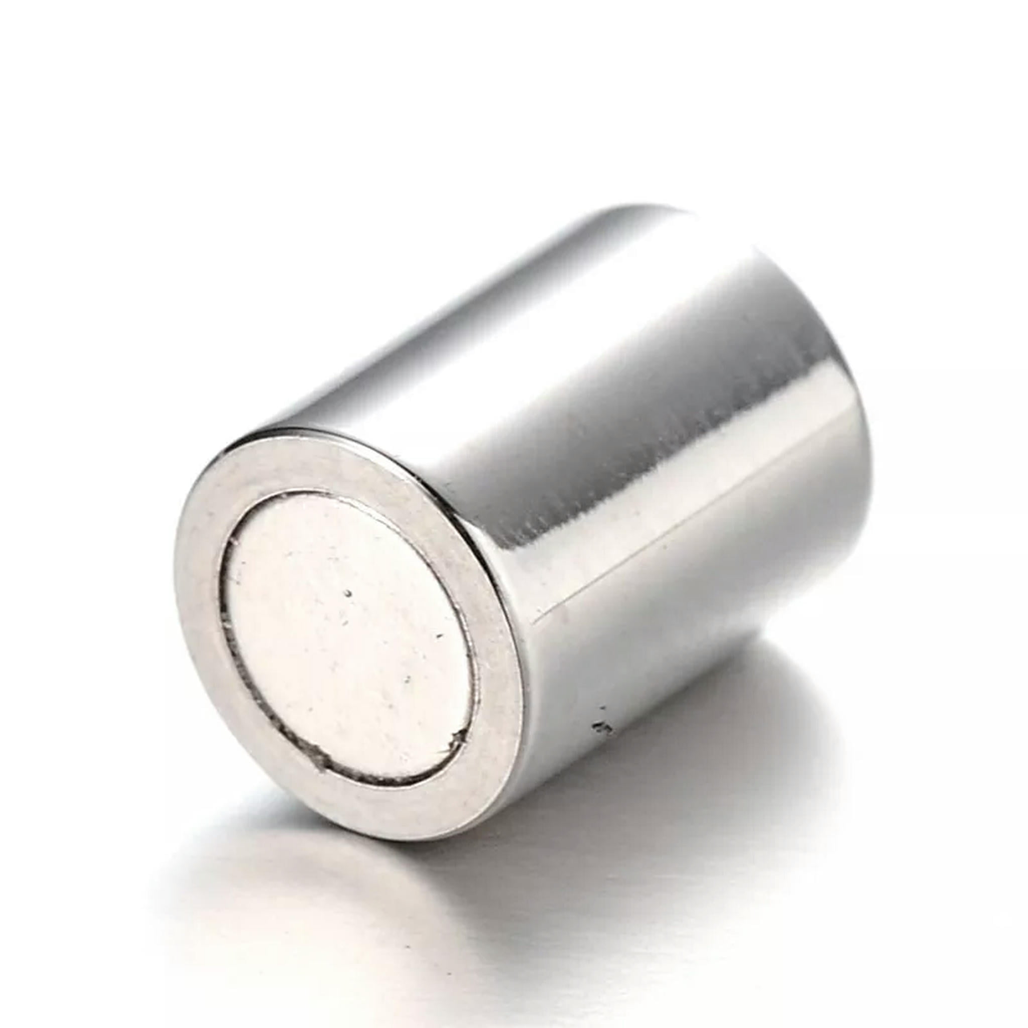 U8MO 10x 304 Stainless Steel Stardust Magnetic Clasps Column Cord Ends Closures 20mm