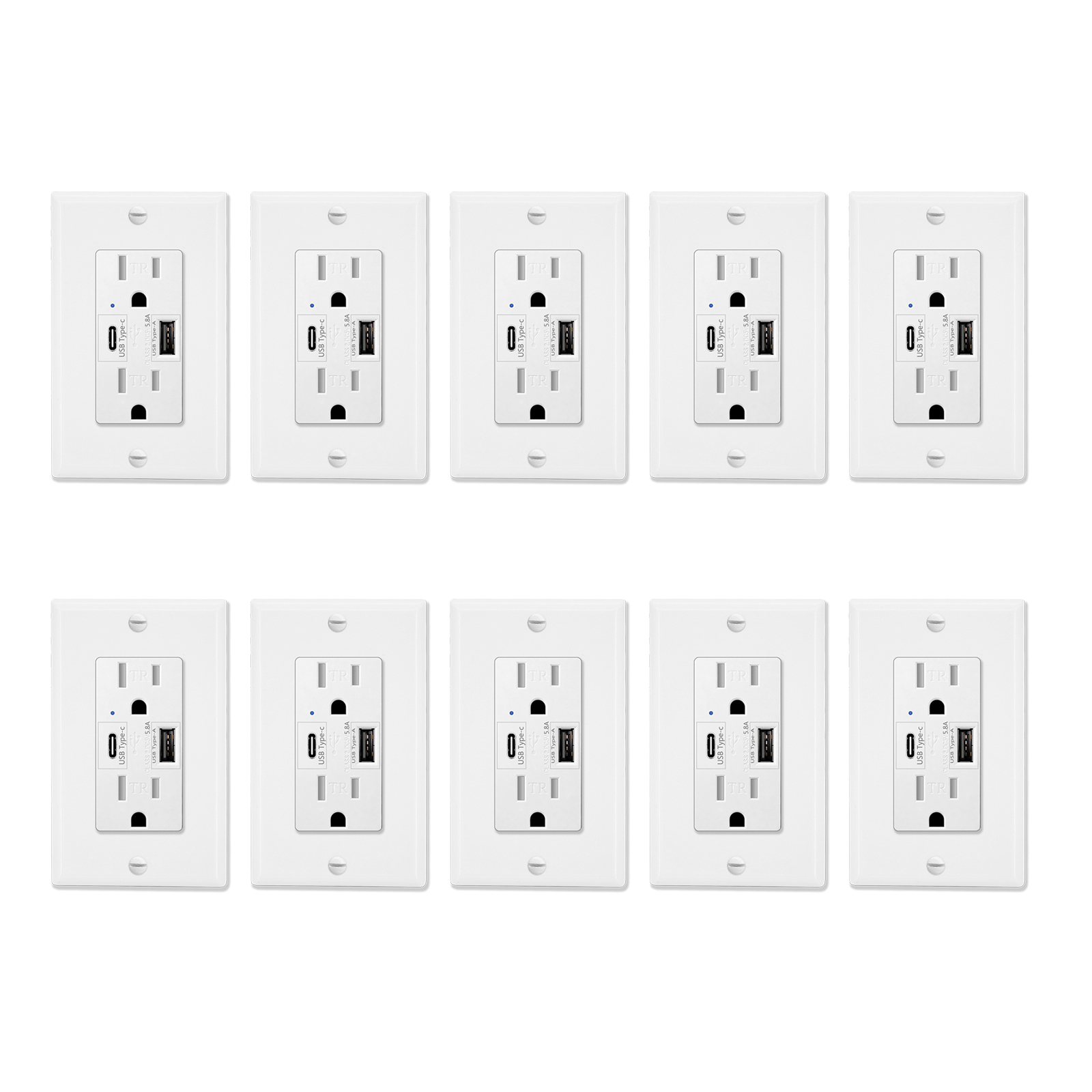 USB Type C Wall Outlet GREENCYCLE Dual High Speed Duplex Receptacle USB Type C Wall Outlet GREENCYCLE Dual High Speed Duplex Receptacle