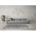 thumbnail image 3 of Ahgly Company Indoor Square Abstract Gray Modern Area Rugs, 8' Square, 3 of 4