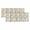 White, variant on Retro Desert Camel Valances for Windows, Tropical Animal Aloe Vera Leaves Dark Green Light Filtering Kitchen Curtains, Rod Pocket Window Valance Curtains for Living Room, 42" Wx12" L, 2 Panels